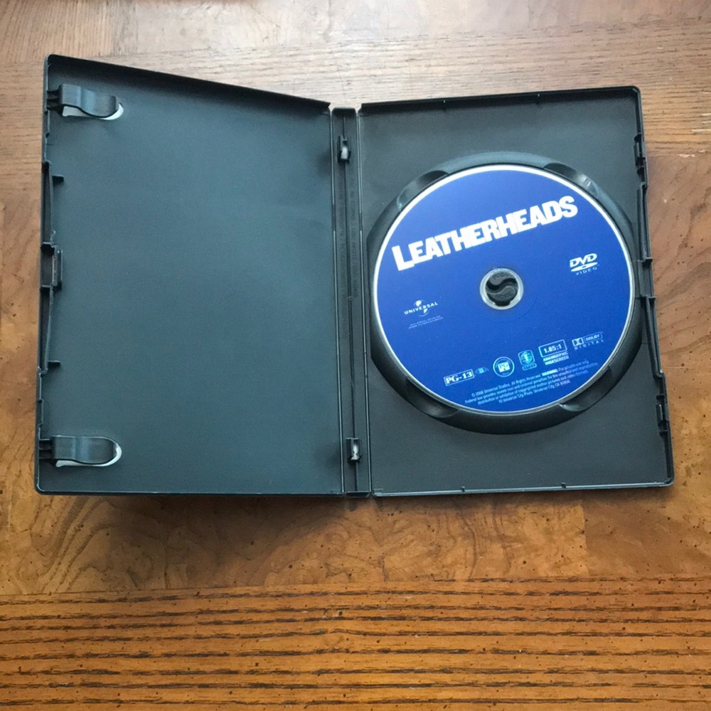 🍿3/$15🍿Leatherheads DVD, George Clooney, Renée Zellweger, and John Krasinski - Picture 2 of 3